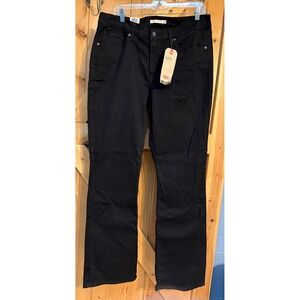 Levi's Women's Classic Bootcut Jeans Black Size 16 Long W33 L34 New With Tags